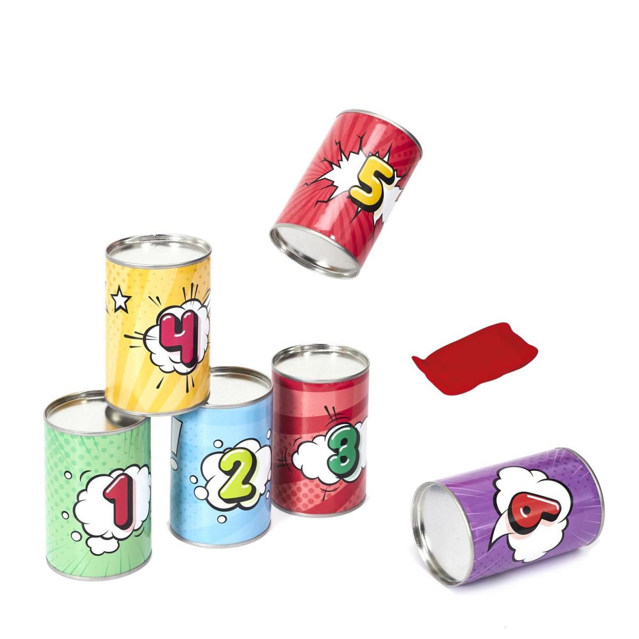 Voir la diapositive 2 : Jeux 2 momes Jeu Enfant Chamboule Tout  3 Balles  10cm Multicolore