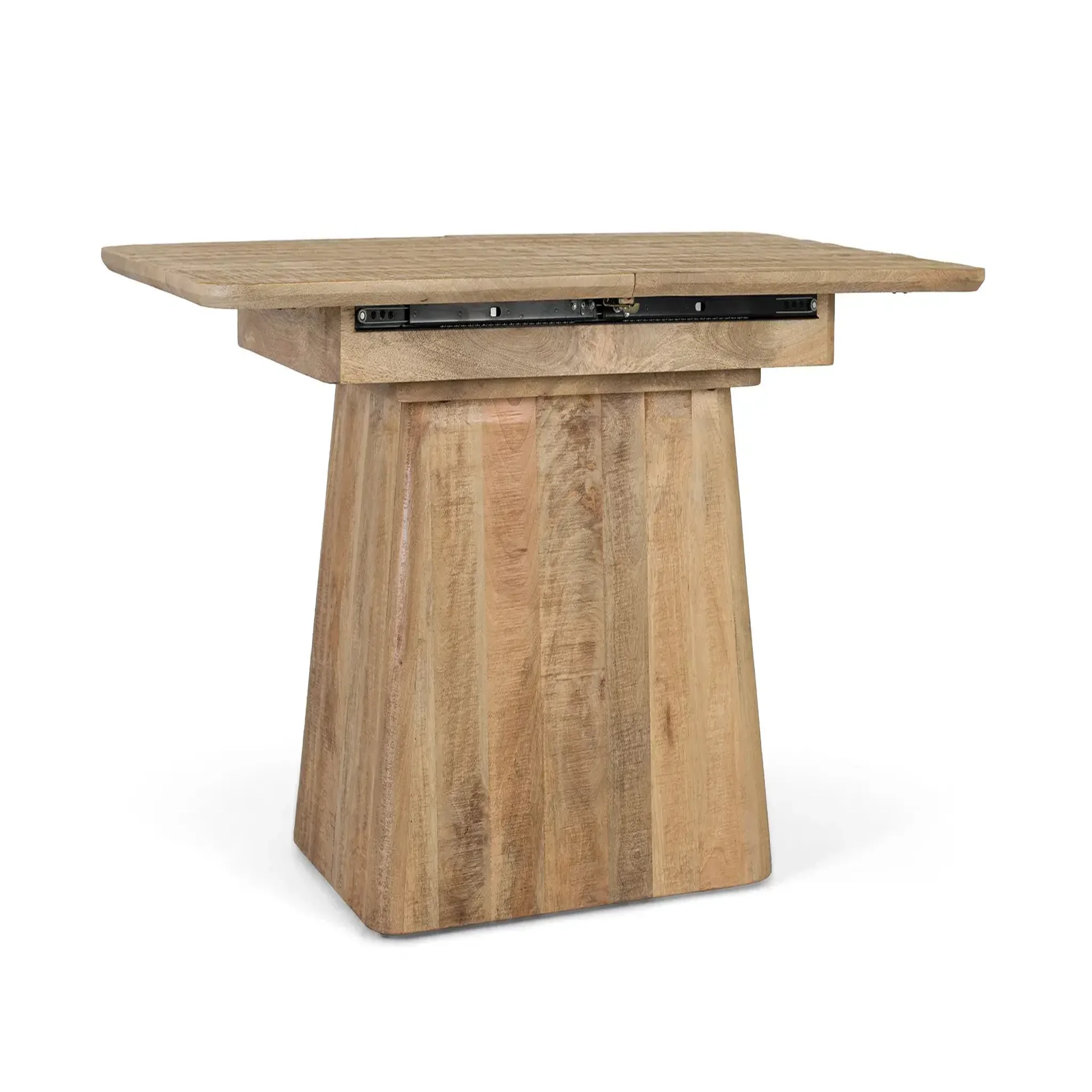 Voir la diapositive 4 : GINER Y COLOMER SL Table de salle à manger extensible en bois de manguier 150/200 cm style contemporain