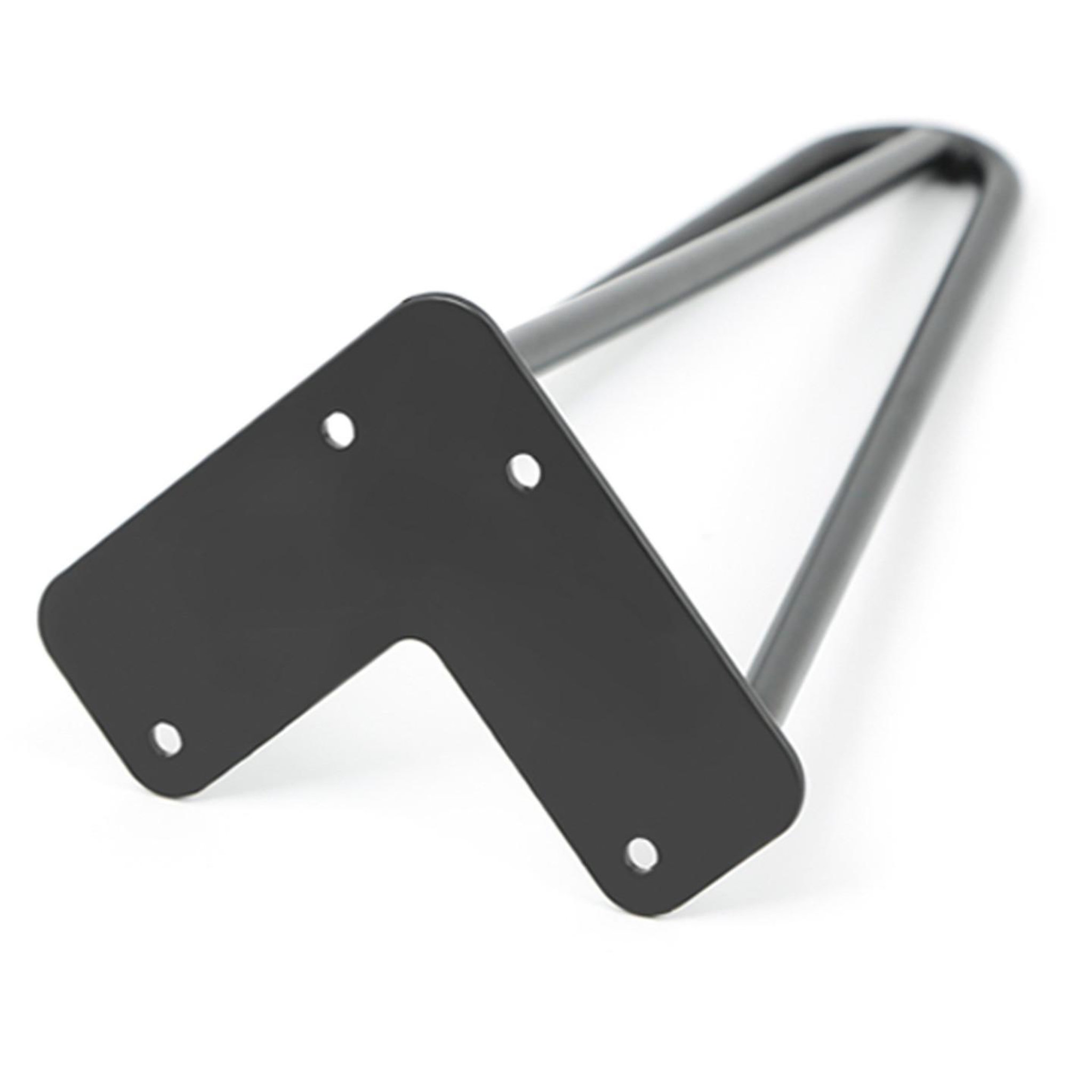 Voir la diapositive 3 : ID MARKET Lot de 4 pieds épingle 40,5 cm pour table noir design industriel