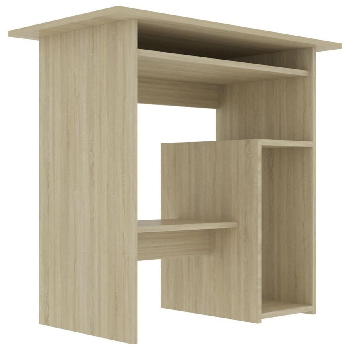 VIDAXL Bureau Chene sonoma 80x45x74 cm Bois d'ingenierie