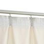 Voir la diapositive 4 : VIDAXL Rideaux occultants avec crochets 2 pcs Velours Creme 140x225 cm