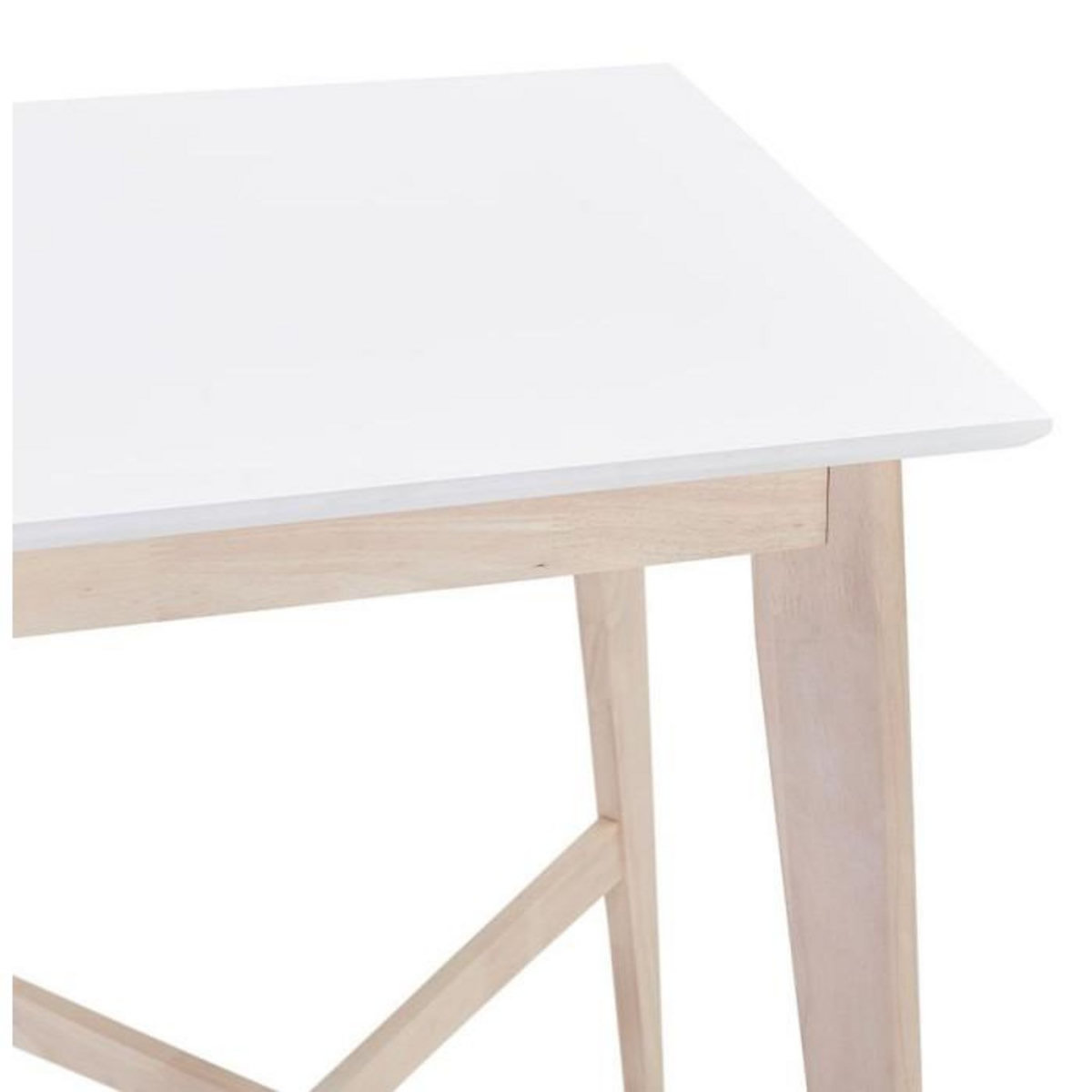 Paris Prix Table de Bar Scandinave  Hakido  105cm Blanc