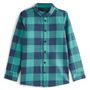 Voir la diapositive 1 : IN EXTENSO Chemise manches longues à carreaux garçon