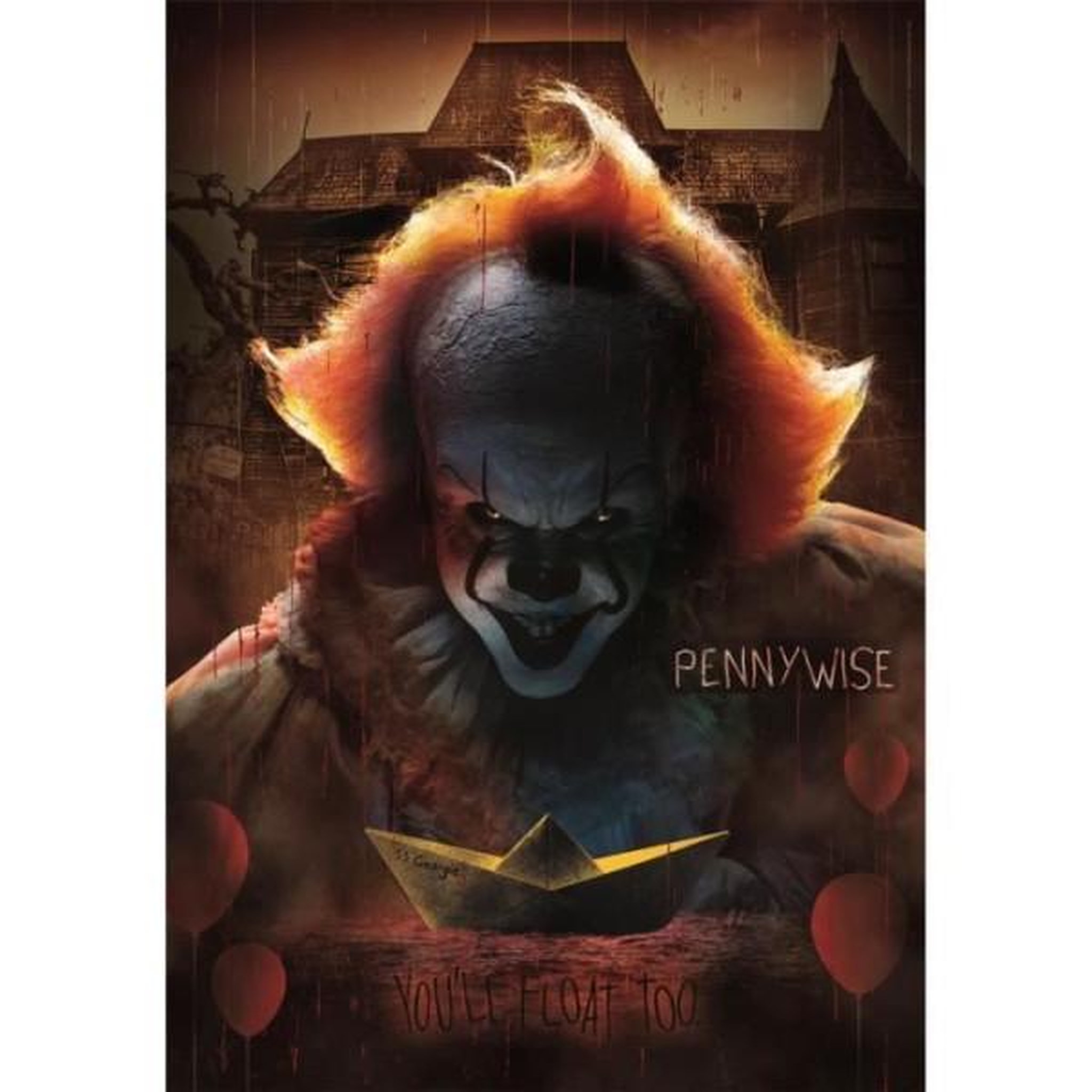 Voir la diapositive 2 : CLEMENTONI Puzzle Compact 1000 pièces – It – Univers horreur et suspense – Adulte – Clementoni