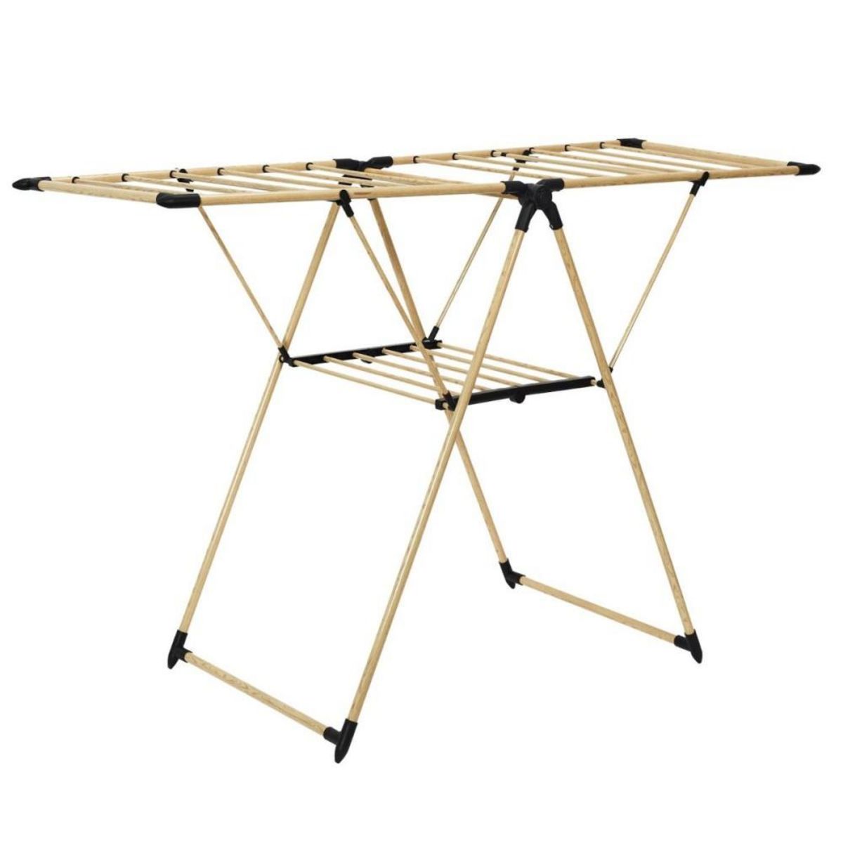 The Home Deco Factory Etendoir à linge effet bois 13m étendage