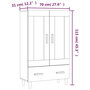 Voir la diapositive 6 : VIDAXL Buffet Sonoma gris 70x31x115 cm Bois d'ingenierie