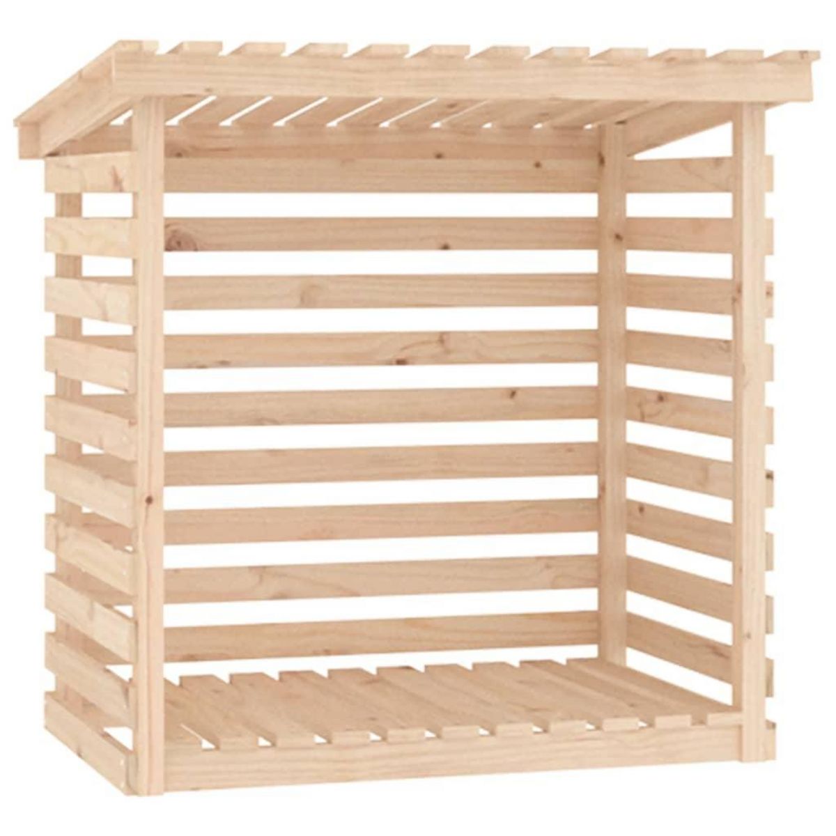 VIDAXL Support pour bois de chauffage 108x73x108 cm Bois de pin