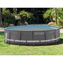 Voir la diapositive 2 : INTEX Bâche à bulles renforcée ronde pour piscine tubulaire Intex Ø 4,57 m - Intex