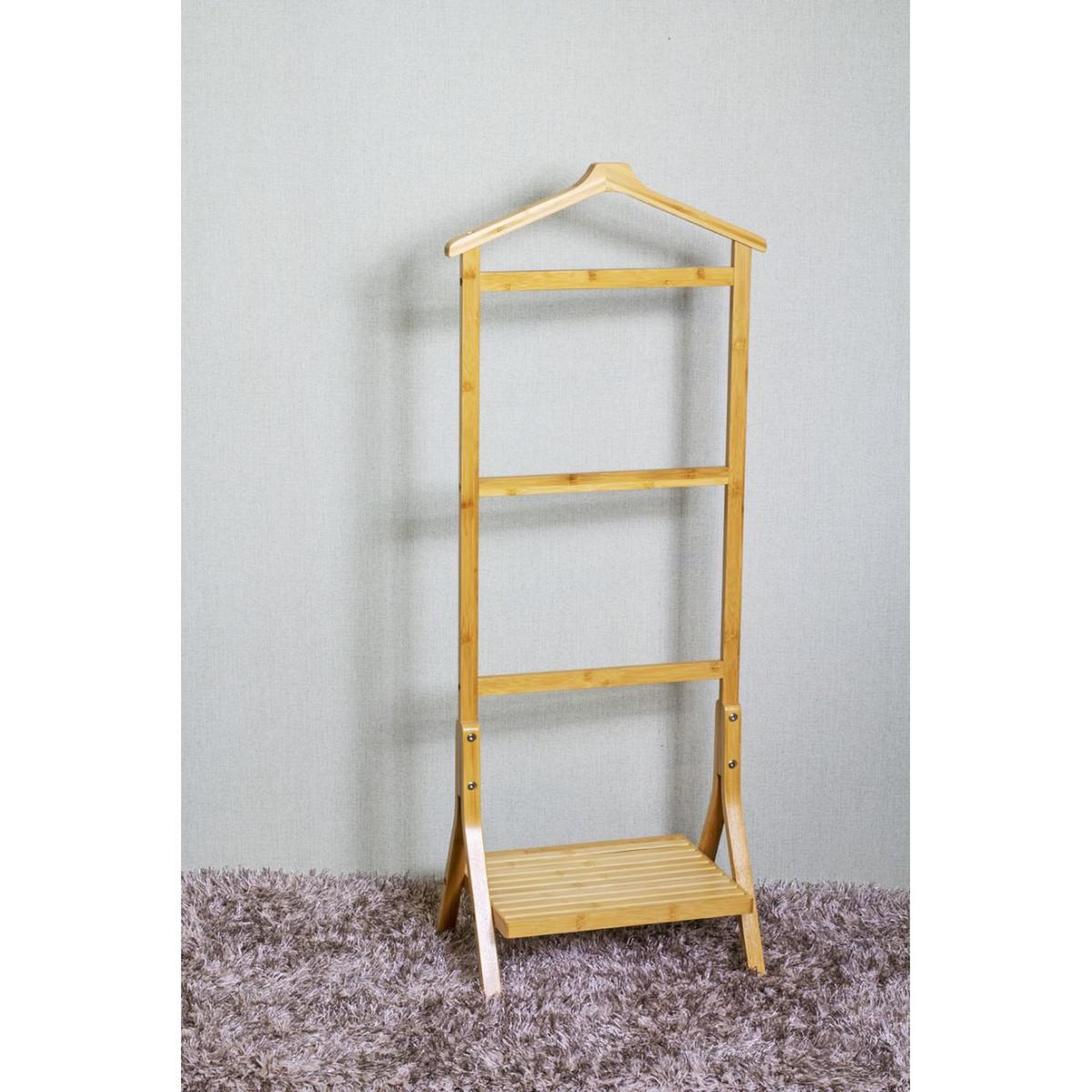 Voir la diapositive 6 : Paris Prix Valet de chambre en bambou  lia  115cm naturel