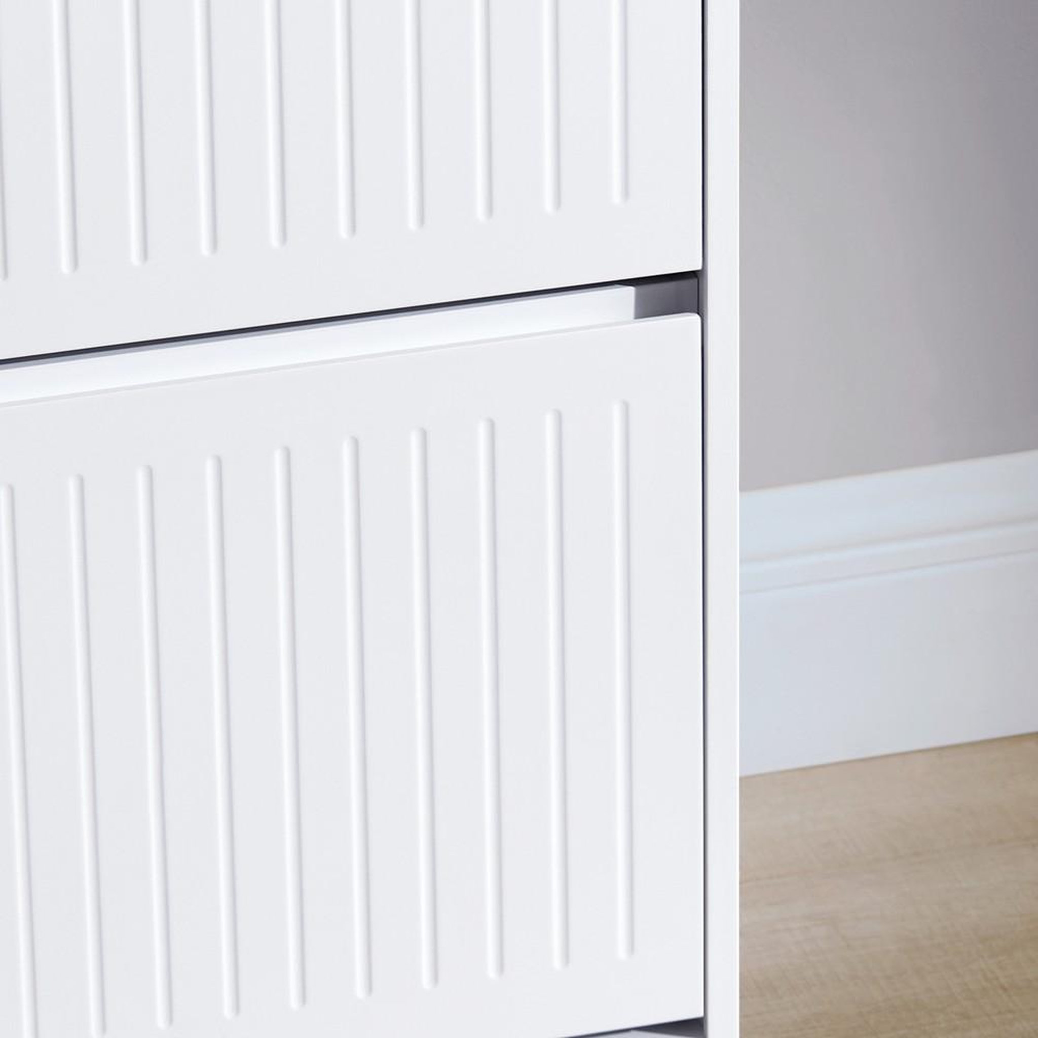 Voir la diapositive 4 : SOBUY SoBuy - Meuble À Chaussures 2 portes - Nordique - FSR165-K