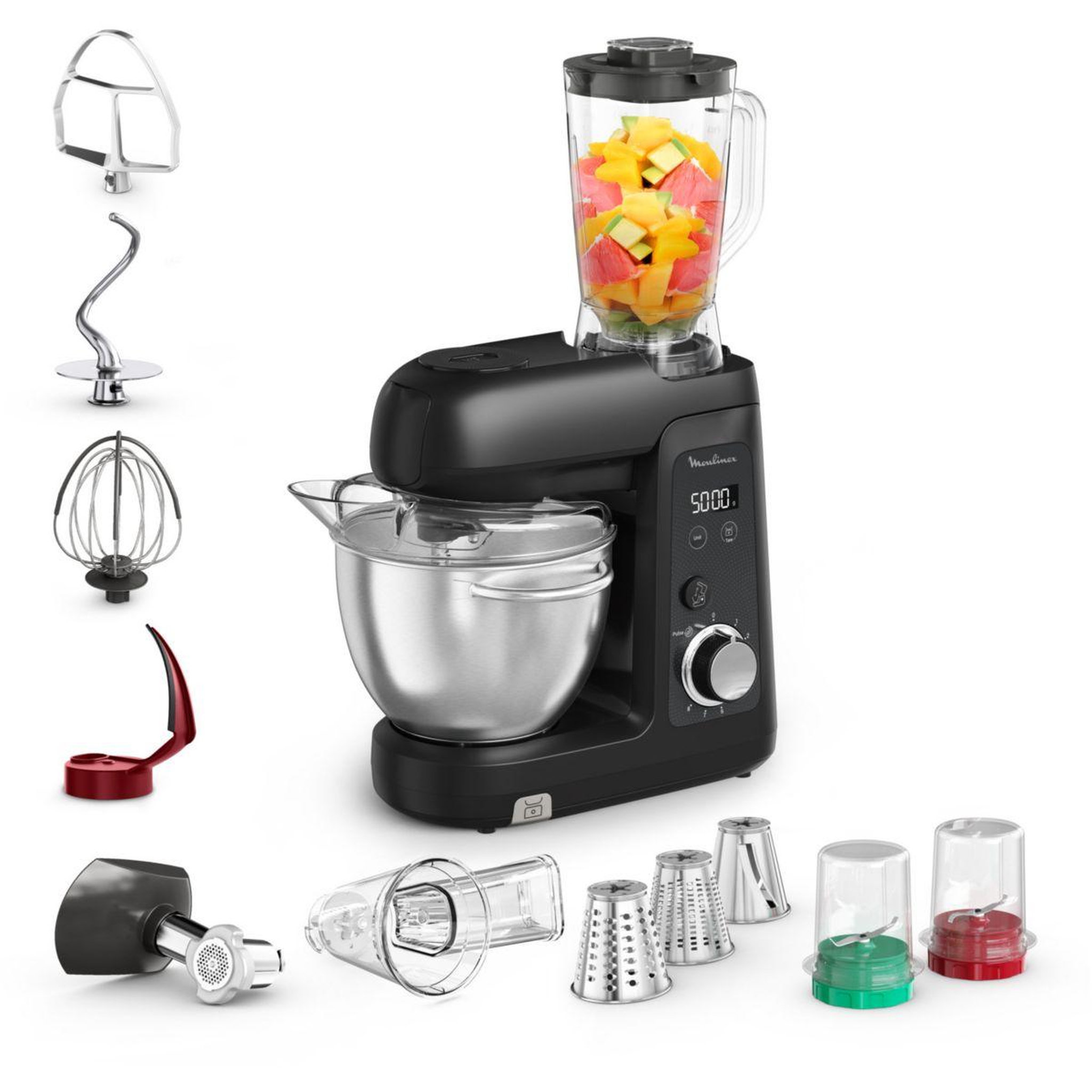 MOULINEX Robot pâtissier bake partner + & acc qa5458f1