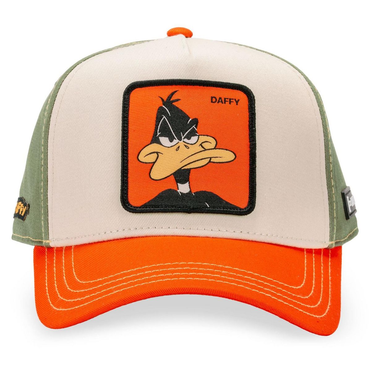 CAPSLAB Casquette trucker en sergé de coton Looney Tunes Daffy