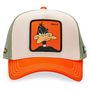 Voir la diapositive 2 : CAPSLAB Casquette trucker en sergé de coton Looney Tunes Daffy