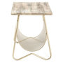 Voir la diapositive 3 : Paris Prix Table d'Appoint Design  Porte Revues  51cm Or