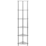 Voir la diapositive 2 : VIDAXL Etagere a 6 niveaux Transparent 30x30x160 cm Verre trempe