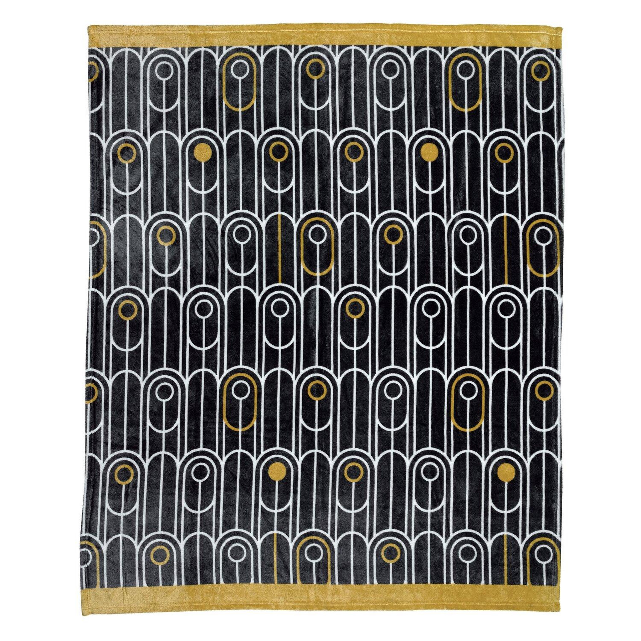 Voir la diapositive 2 : Les Ateliers du Linge Plaid 100%polyester