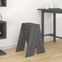 Voir la diapositive 3 : VIDAXL Tabourets lot de 2 gris 40x40x60 cm bois massif de pin