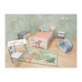 Voir la diapositive 2 : Fun House Chevet avec tiroir Dinosaures - Jurassic Word - FUN HOUSE - H.36 X L.33 X P.30 cm