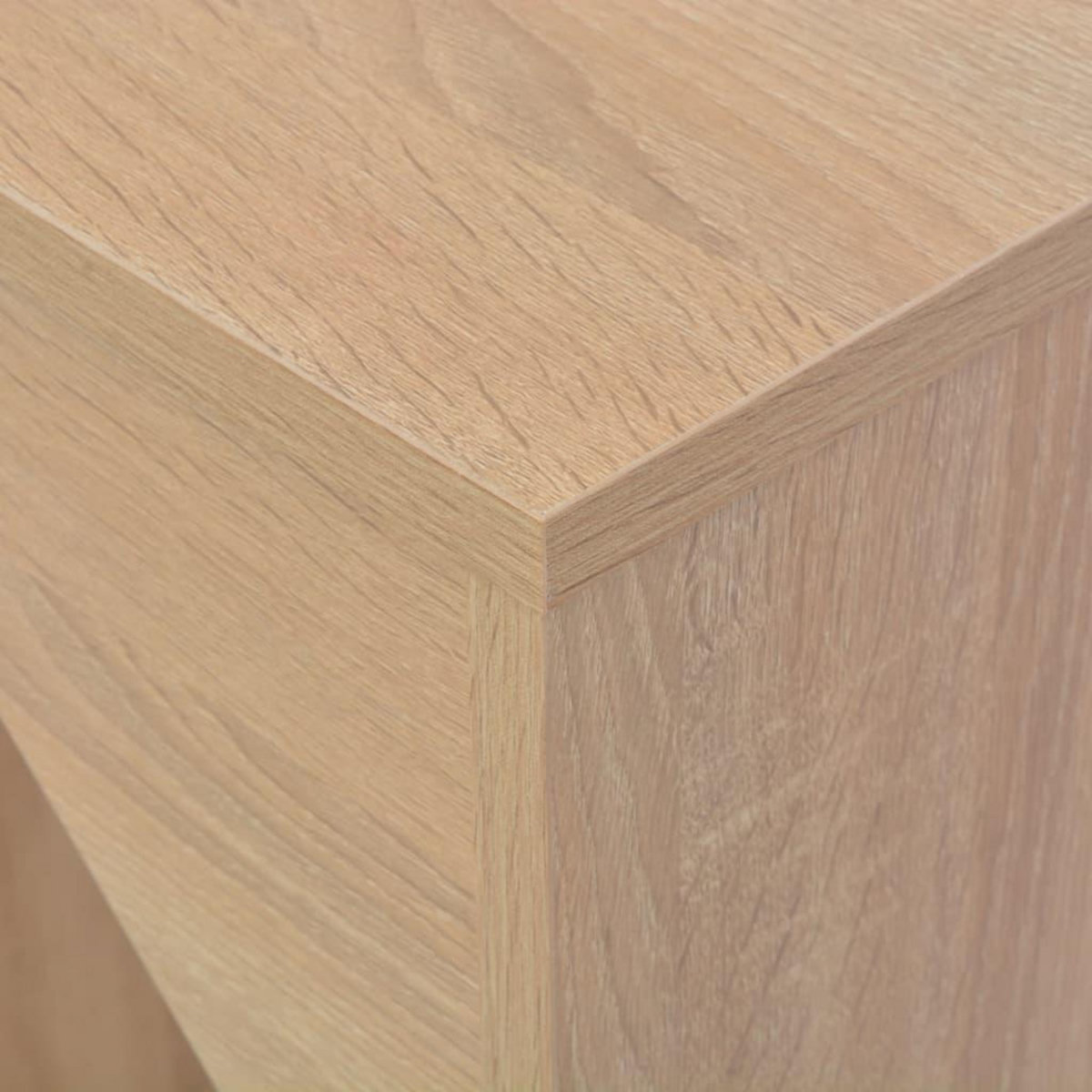 VIDAXL Table de bar avec tablette amovible Chene 138x39x110 cm