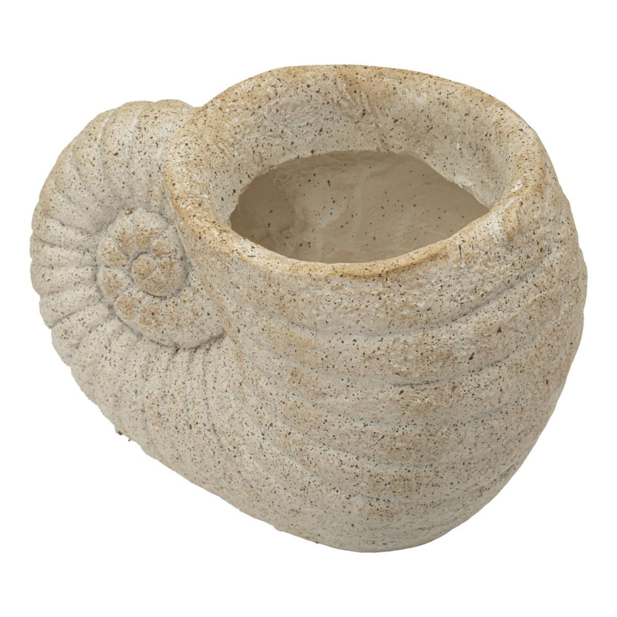 Voir la diapositive 4 : Paris Prix Vase design effet sable  shell  33cm beige