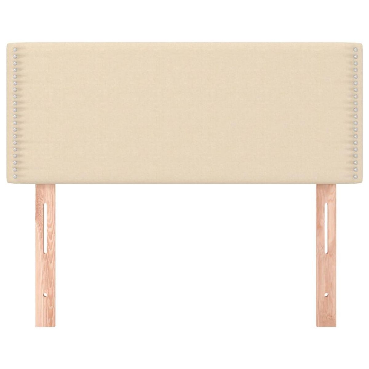 VIDAXL Tete de lit Creme 80x5x78/88 cm Tissu