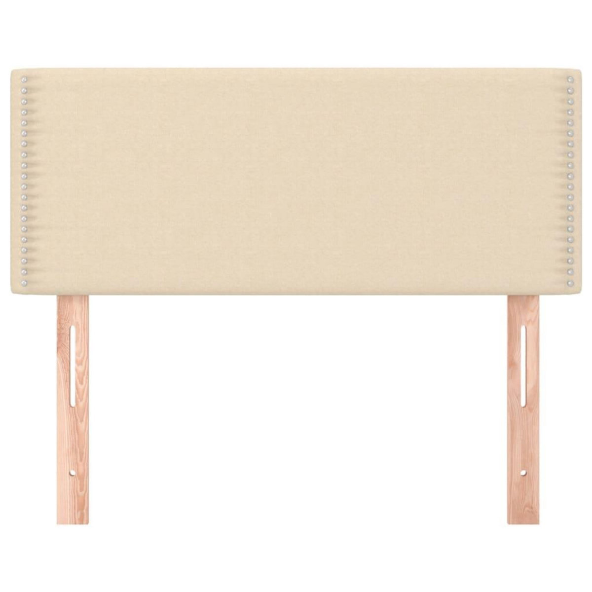 VIDAXL Tete de lit Creme 80x5x78/88 cm Tissu