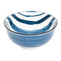 Voir la diapositive 2 : SECRET DE GOURMET Lot de 6 Coupelles en Porcelaine  Umami Rayure  11cm Bleu