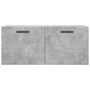 Voir la diapositive 5 : VIDAXL Armoire murale gris beton 80x36,5x35 cm bois d'ingenierie