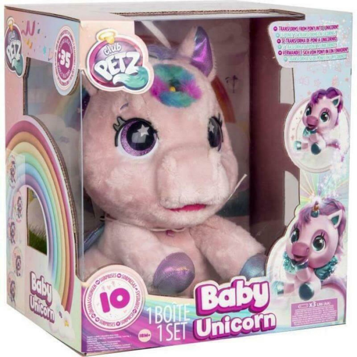 IMC Toys Baby Unicorn, ma licorne surprise!