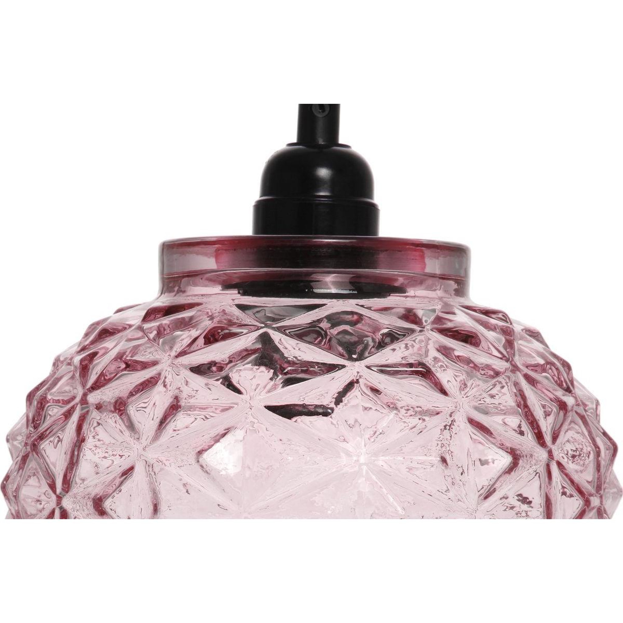 Voir la diapositive 3 : Paris Prix Lampe Suspension en Verre  Vila  24cm Violet