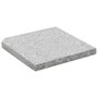 Voir la diapositive 4 : VIDAXL Plaques de poids de parasol 4 pcs Granit Gris Carre 100 kg