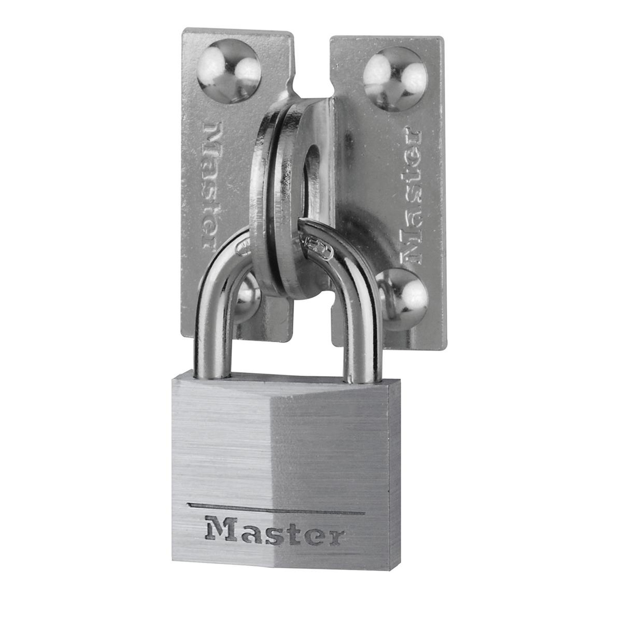 Master lock 914060reurd pack comprenant des œillets droits et un cadenas à clé