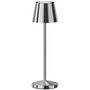 Voir la diapositive 1 : Lumisky Lampe de table sans fil EMILY Argent Aluminium H25cm