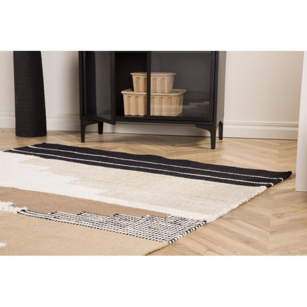 Paris Prix Tapis Déco en Laine  Aston  202x300cm Multicolore