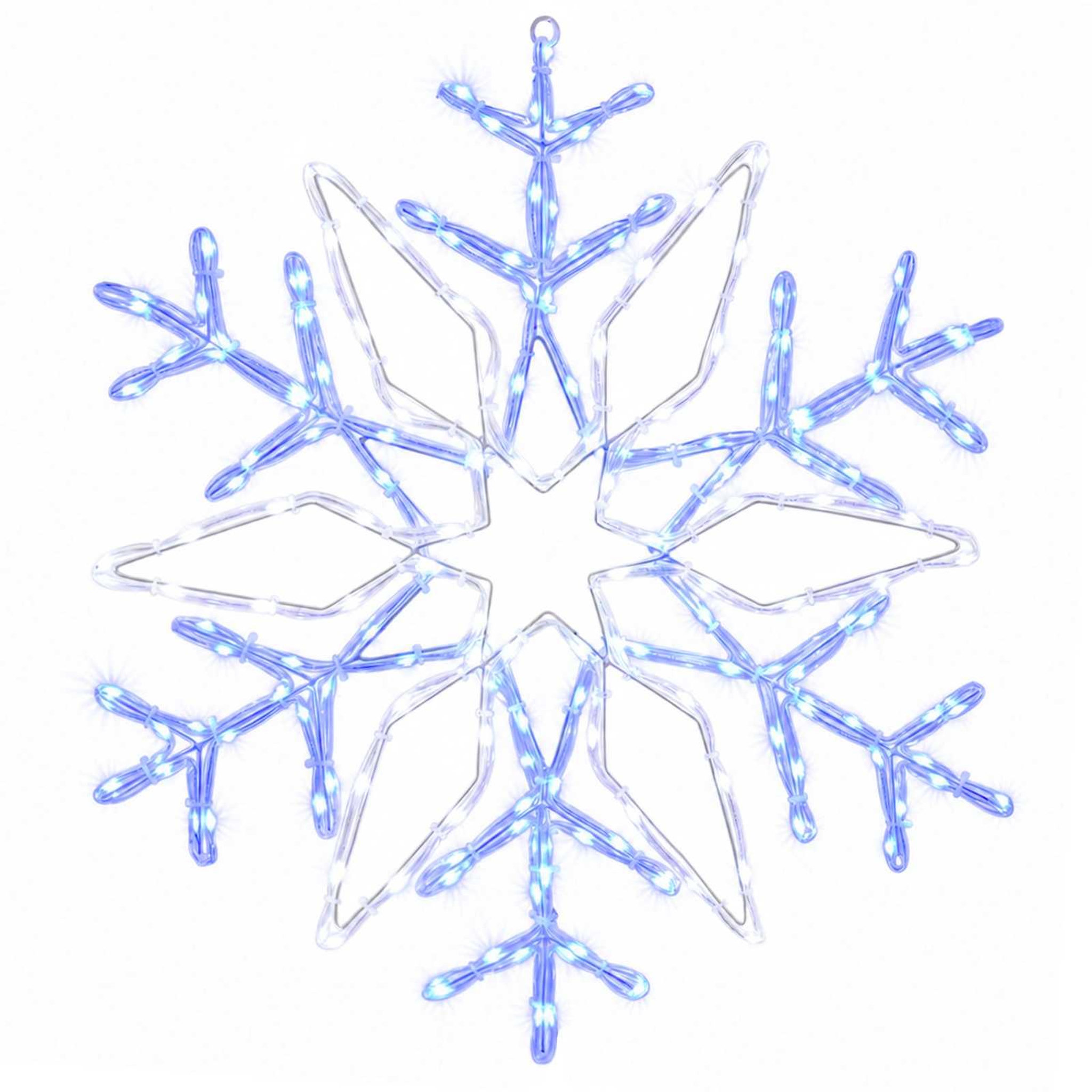 VIDAXL Flocon de neige lumineux de Noël LOVIISA 140 LED Blanc froid