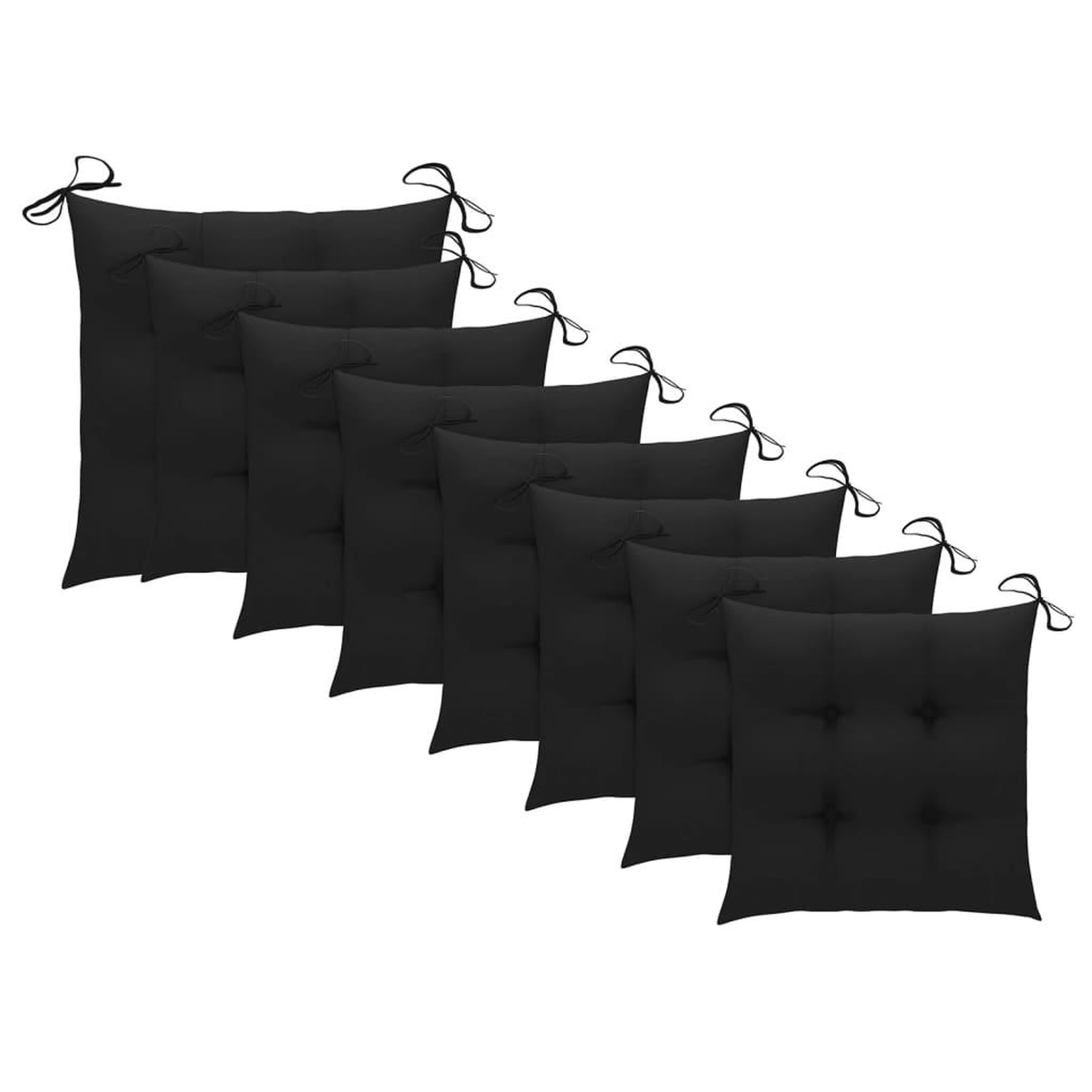 Voir la diapositive 5 : VIDAXL Chaises de jardin et coussins lot de 8 Bois acacia solide Gris