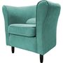 Voir la diapositive 2 : Fauteuil club vintage  tissu polyester MATEO