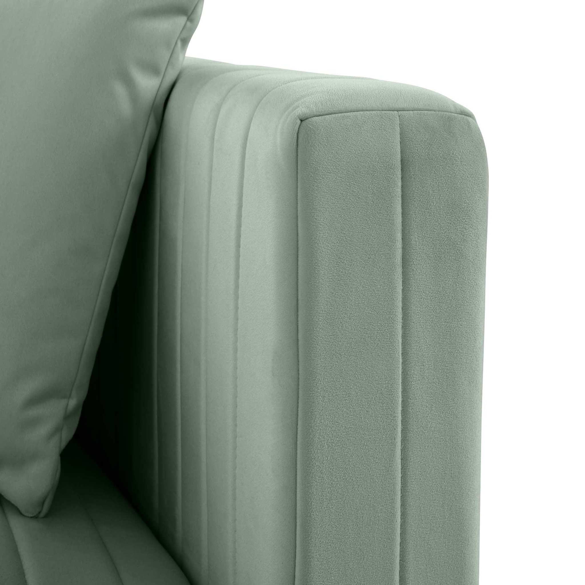 Voir la diapositive 5 : LISA DESIGN Nova - module d'assise droit - en velours
