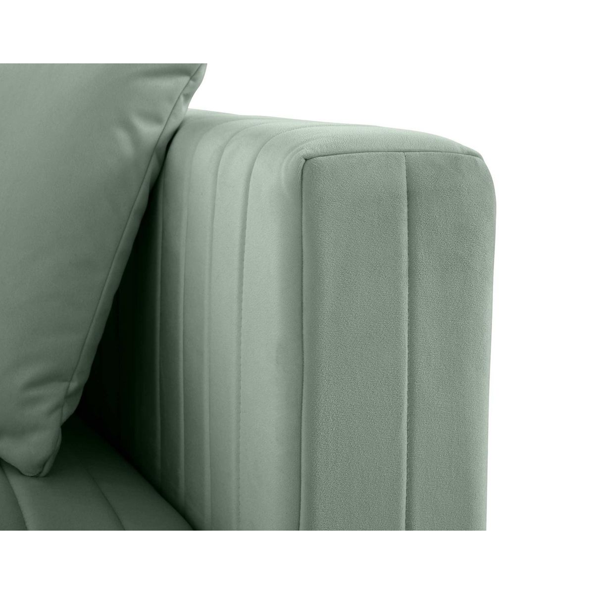 LISA DESIGN Nova - module d'assise droit - en velours