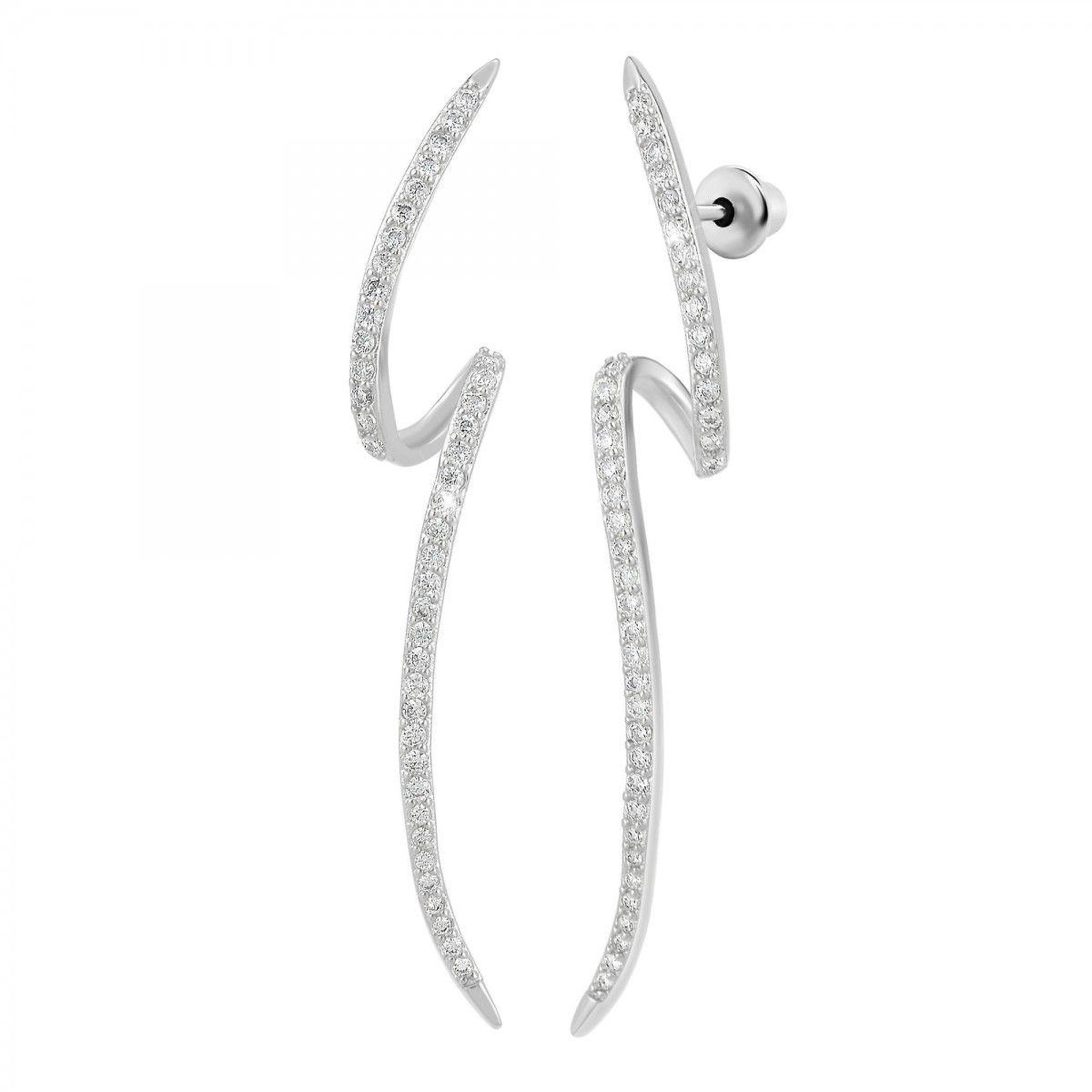 SC CRYSTAL Boucles d'oreilles SC Crystal ornées de Zirconium