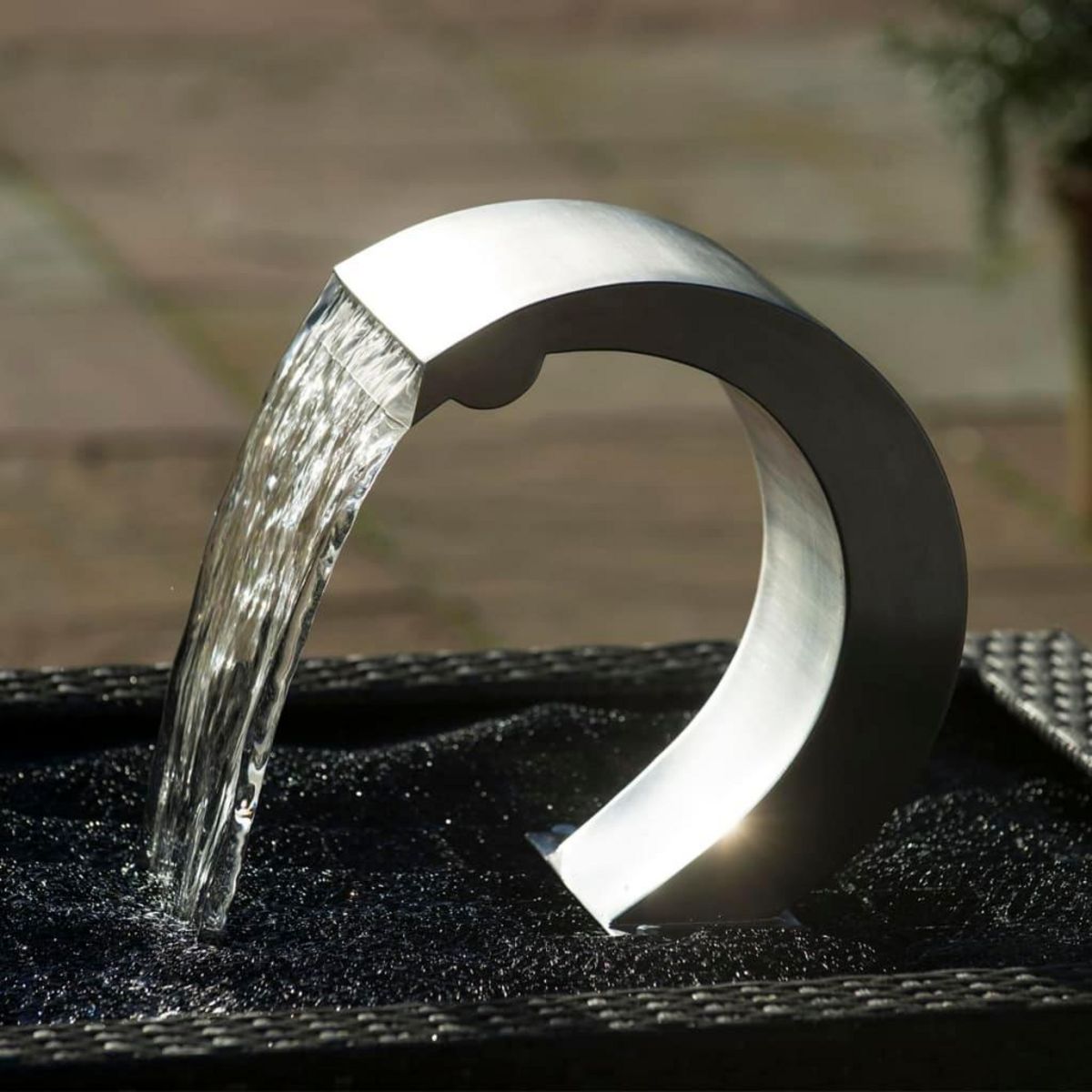 Ubbink Cascade de piscine Mamba S-LED en inox - Ubbink