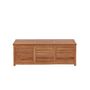 Voir la diapositive 2 : Paris Prix Coffre de Jardin en Teck  Trento  46cm Naturel