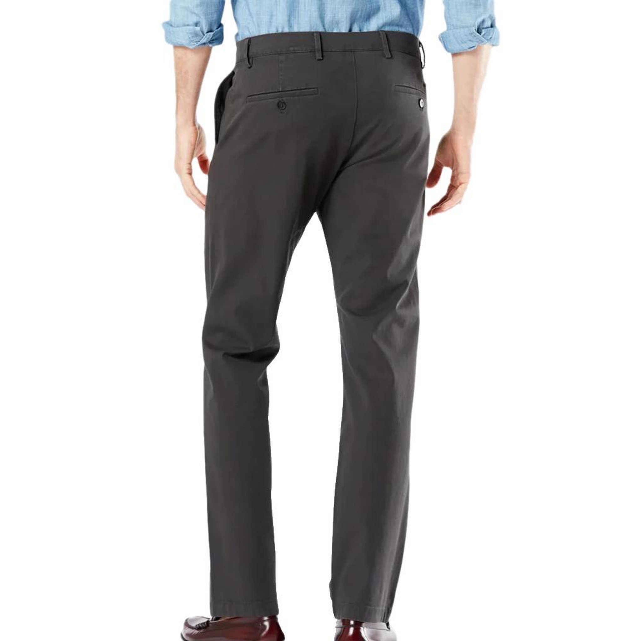 Voir la diapositive 2 : DOCKERS Pantalon Slim Gris Foncé Homme Dockers Motion Chino Neutrals 75807-0004