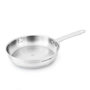 Voir la diapositive 2 : KITCHEN COOK Poêle acier inoxydable 24 cm induction PROFESSIONNEL