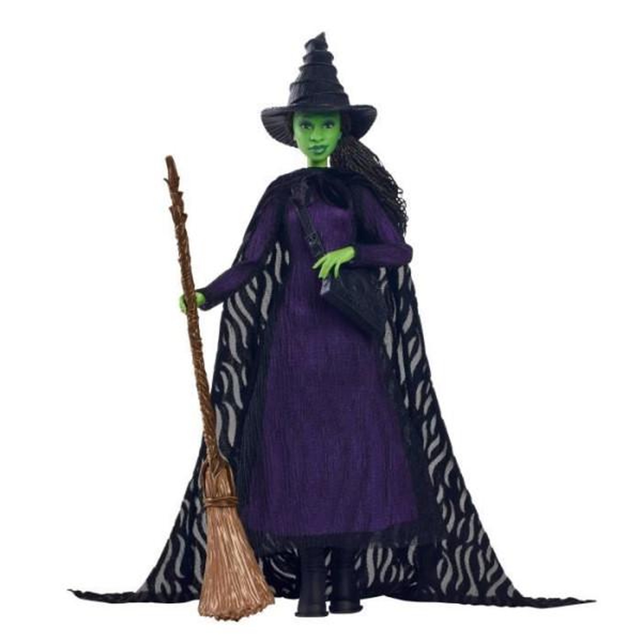 Voir la diapositive 3 : MATTEL Mattel-Wicked-Poupée Elphaba avec cheveux tressés et multiples poses - Wicked - HXY38