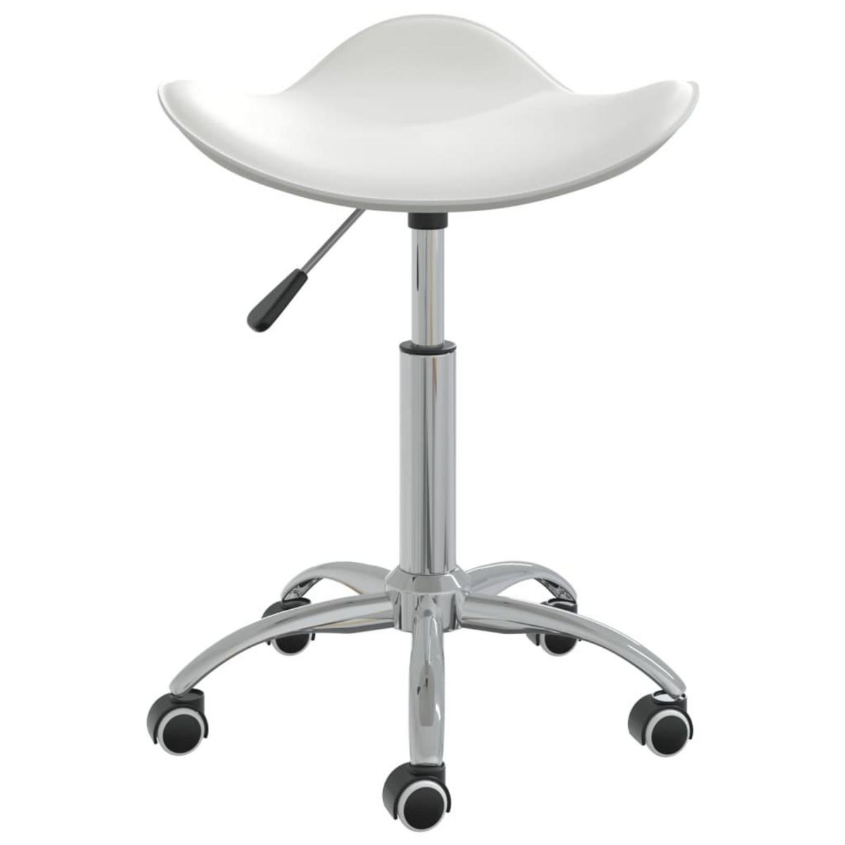 VIDAXL Chaise de bureau Blanc Similicuir