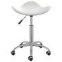 Voir la diapositive 2 : VIDAXL Chaise de bureau Blanc Similicuir