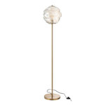 Paris Prix Lampadaire en Verre  Ruche  156cm Cognac Clair