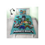 Voir la diapositive 3 : MINECRAFT Parure de lit - MINECRAFT - Microfibre - 1 housse de couette 140 x 200 cm + 1 taie 63 x 63 cm