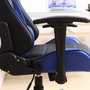 Voir la diapositive 5 : VS VENTA-STOCK Fauteuil de bureau Gaming Racer professionnel Bleu, inclinaison et hauteur réglable
